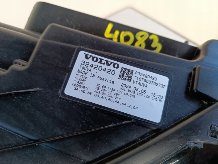 фото №12, V volvo c40 xc40 xc 40 ii рестайлинг 2021+ фара правая передняя полный led 32420420