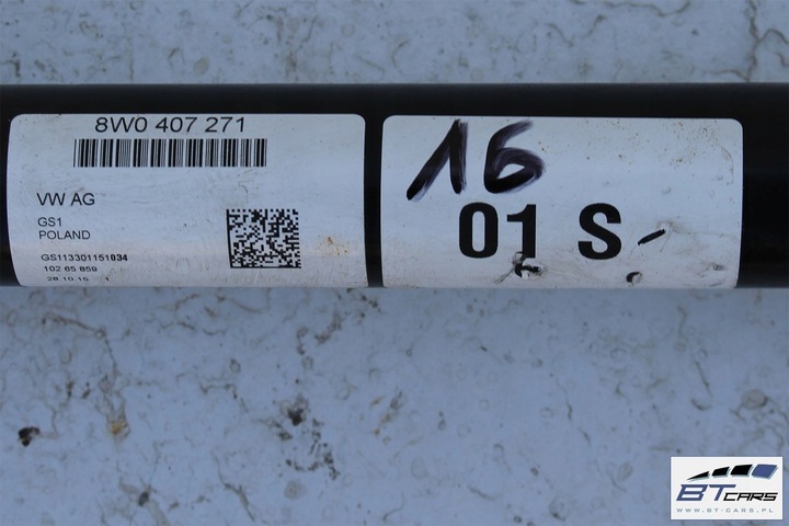 фото №9, Audi a4 a5 8w піввісь передня перед 8w0407271 8w0 407 271 b9 f5 8w0407271d