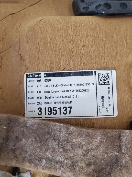 фото №11, Mercedes-benz gl x166 a1666901750 потолок