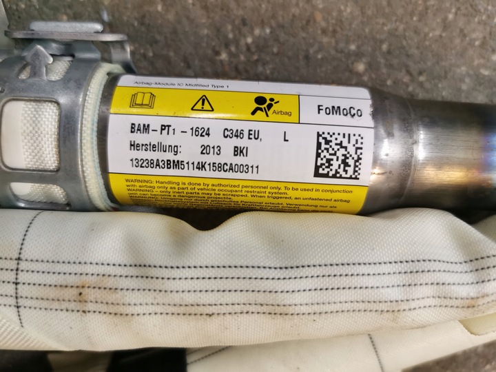 фото №4, Шторка повітря l p подушка безпеки ford focus універсал mk3