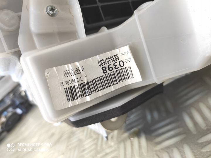 фото №13, Подання повітря  обігрівач кондиціонер citroen jumpy iii toyota proace ii 9836407680