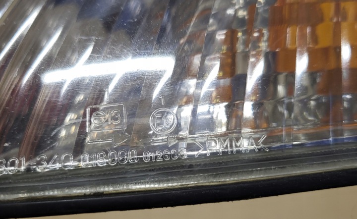 фото №10, Фара поворотник левый поворотник перед hyundai sonata iii 93-98r. oem номер