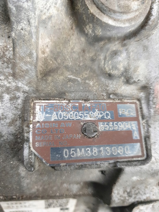 фото №9, Cadillac bls 2.8t коробка передач коробки передач 55559045 tf-80sc