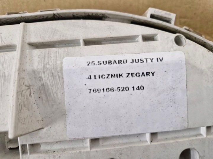 фото №6, Subaru justy 4 iv панель приладів спідометр 769166-520
