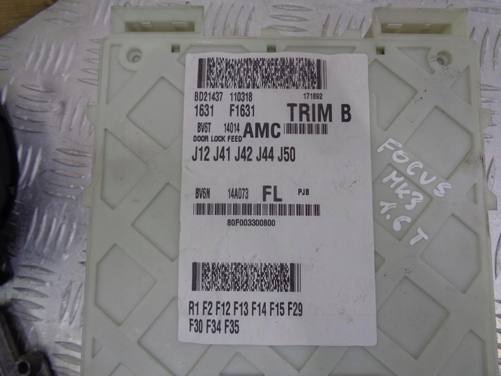 фото №7, Компьютер набор иммобилайзер старт ford focus mk3 1.6 t ecoboost 10- bv61-12a650-yc