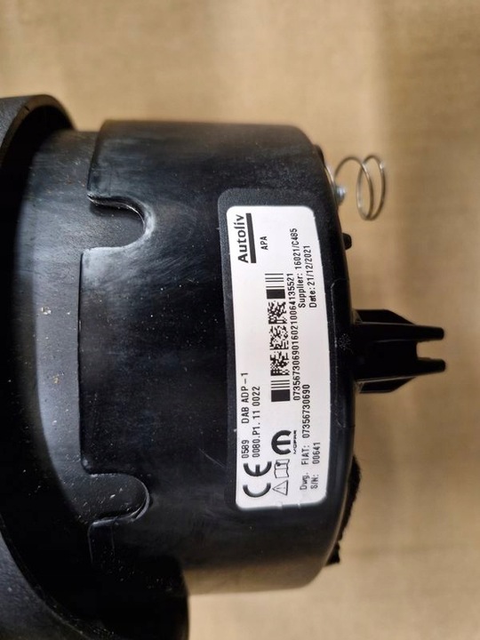 фото №6, Fiat 500x панель роздавальна оригінальний номер ремені лівий правий + 2 подушка безпеки пасажира водія