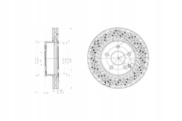 фото №2, Диски гальмівні 2szt mercedes c c204 c t-model