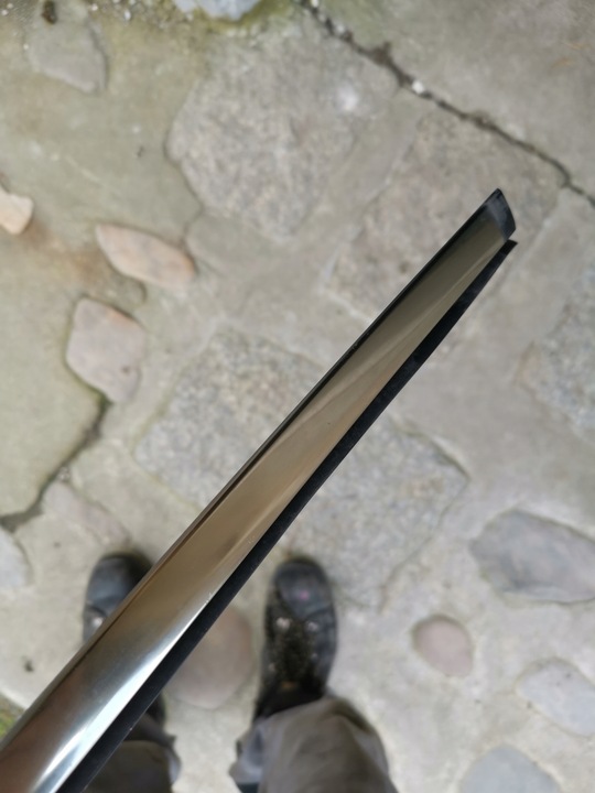 фото №6, Планка дахова дах ліва права mercedes w124 sedan хром скла зад