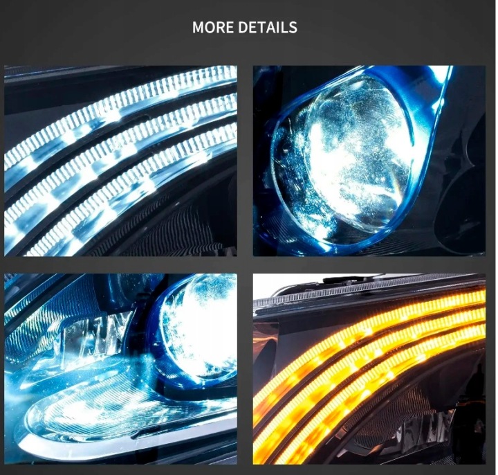 фото №8, Фара передня kpl vland bi led динамічний mercedes vito v-klasa w 447 14-