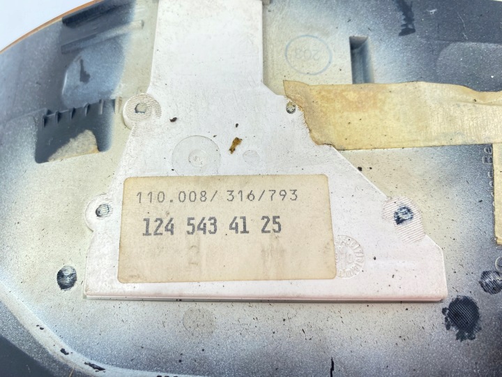 фото №14, Спидометр панель приборов prędkościo mercedes w124 1245434125 1245420116 260e 300e m103