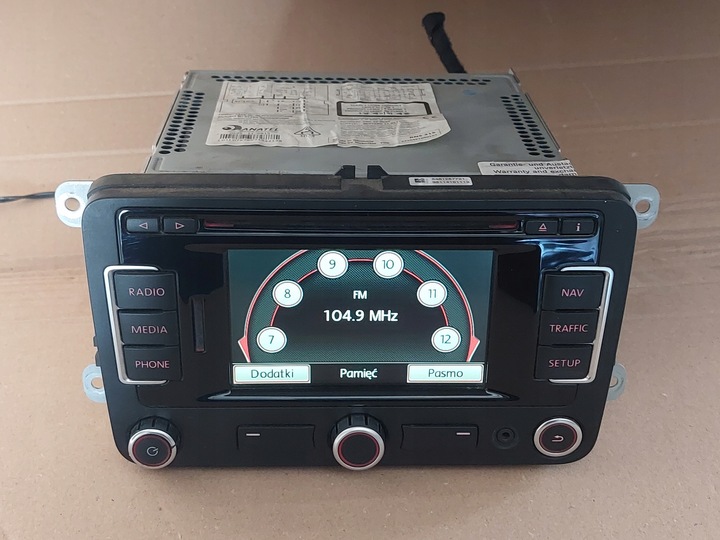 фото №7, Радио rns s315 навигация 3c0035279g + код vw passat b7 tiguan touran golf