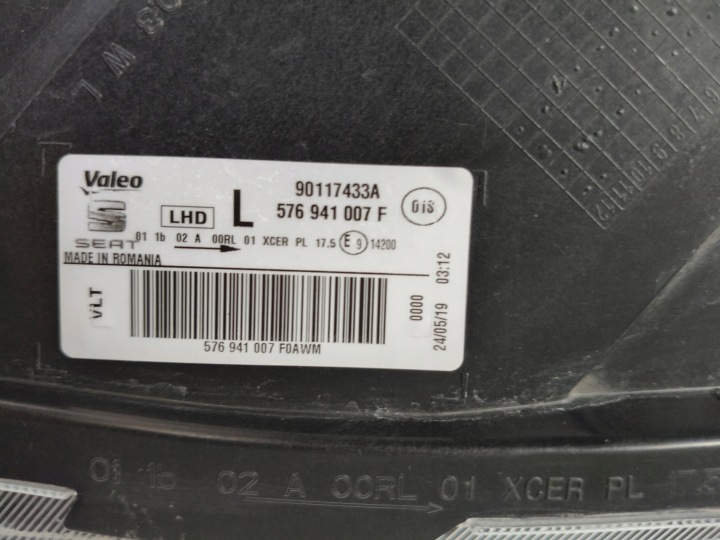 фото №11, Фара ліва фара seat ateca 575 16- повний led