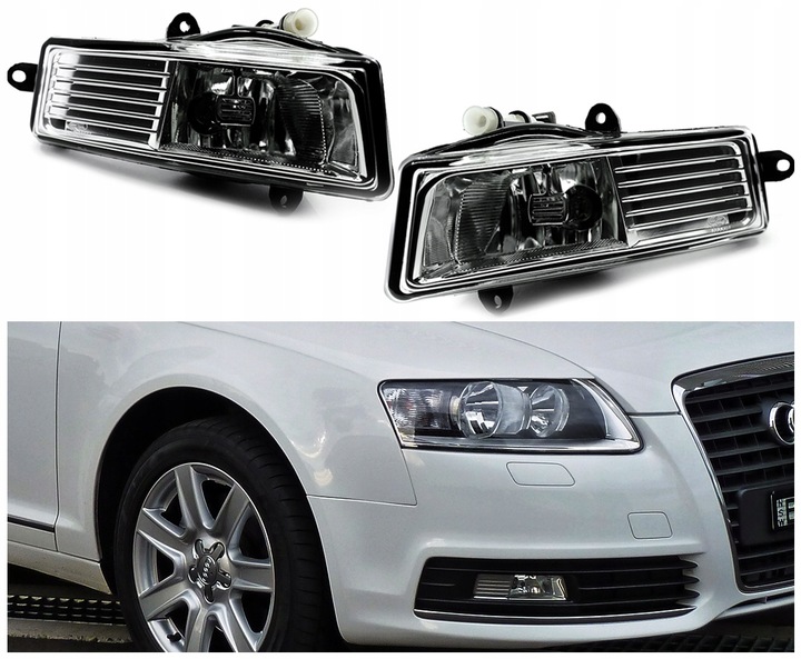 фото №13, Противотуманные фары противотуманные audi a6c6 avant 08-11 рестайлинг комплект