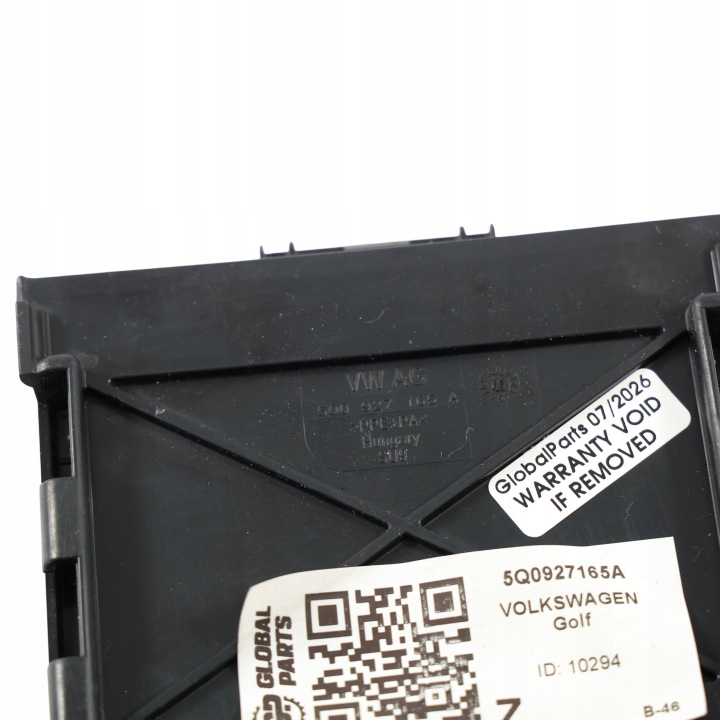 фото №12, Volkswagen golf r mk7 крышка коробка предохранителей 5q0927165a