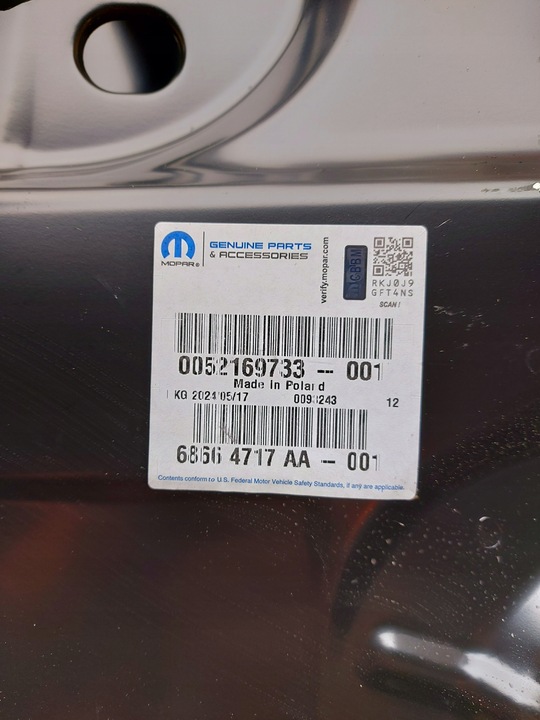 фото №9, Капот кришка двигуна jeep avenger 2022- оригінальна нова 52169733