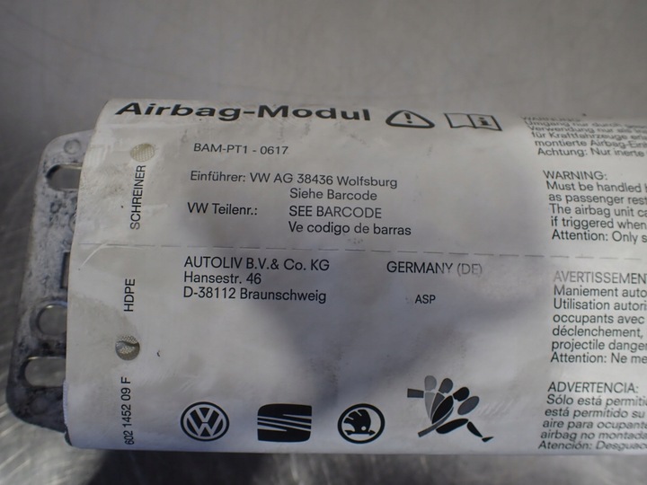 фото №9, Подушка пасажира skoda octavia ii 1.6tdi рестайлінг