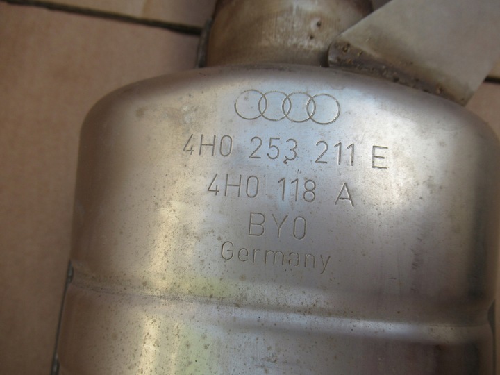 фото №6, Audi a8 s8 d4 выхлоп труба выпускная левый правые 4h0253211e