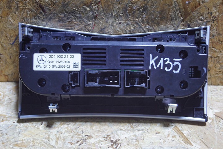 фото №9, Панель кондиціонера mercedes w204 2049002103