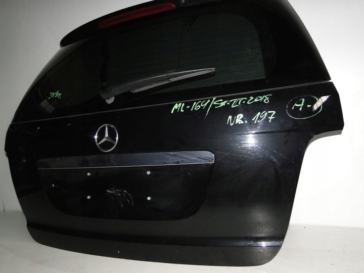 фото №4, Mercedes ml w164 кришка задня з скло багажник 2008