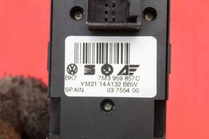 фото №8, Панель управление стекло eu 7m3959857c vw sharan 1 i 00-03