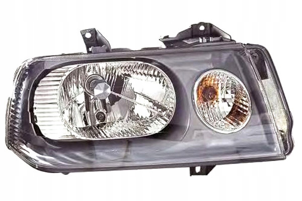 фото №1, Depo фара h4 электрический цвет вкладыш: хром