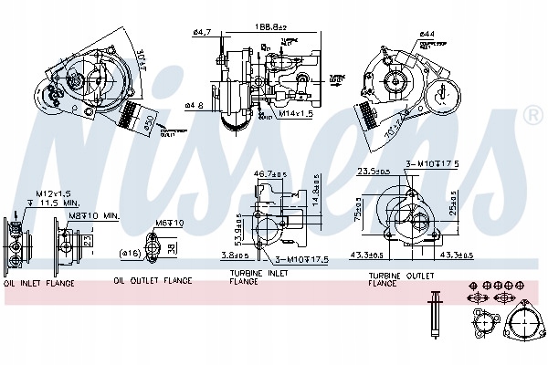 фото №8, Турбонагнітач nissens 93021 pl dystrybucja