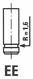 FRECCIA R6120/RNT SOUPAPE ÉCHAPPEMENT wg1157781