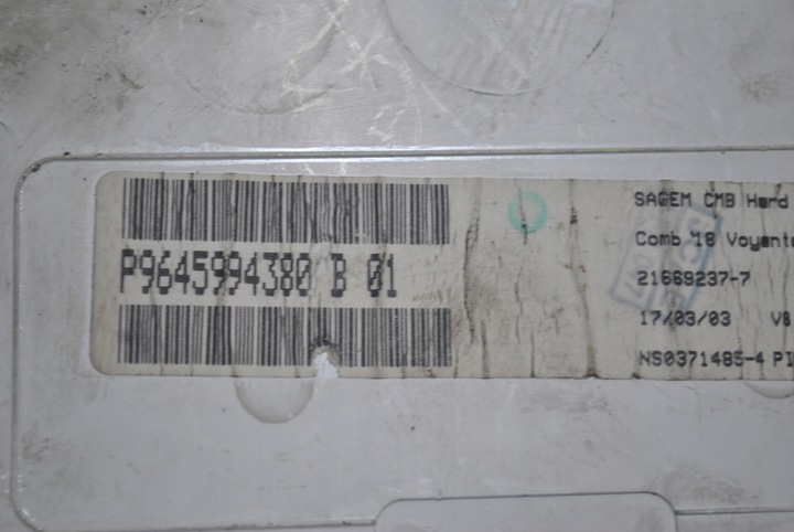 фото №5, Спидометр приборы citroen c3 1.4 hdi p9645994380b