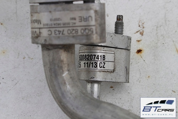 фото №8, Audi a3 vw трубки кондиціонера клімат шланг 5q0816721b 5q1816738c 5q0820743