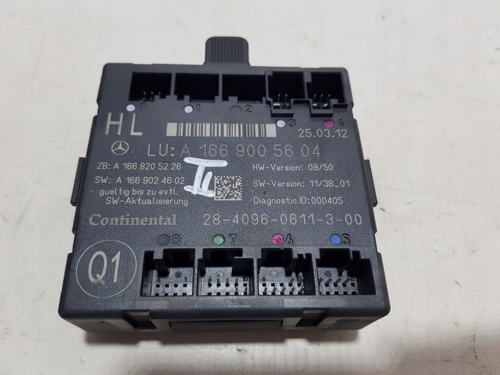 фото №1, Mercedes ml w166 модуль двері лівий перед 1669005604