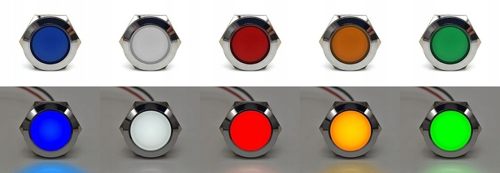 фото №10, Лампа панели распределительной led 22mm 12v зелёная