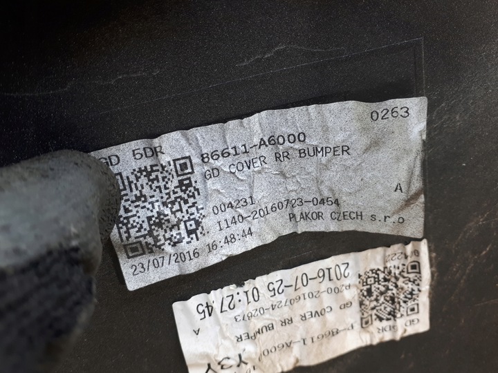 фото №11, Hyundai i30 12-16 бампер задній 86611-a6000