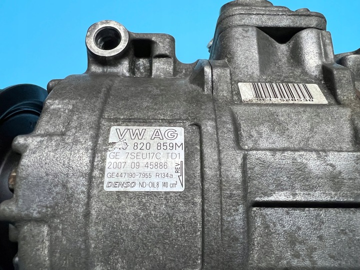 фото №10, Оригинальный компрессор кондиционера vw crafter 2.5 tdi 1k0820859m 447190-7955