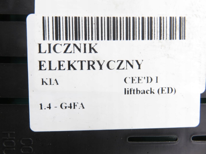 фото №7, Спідометр  kia cee'd i liftback ed 1.4 16v 109 - g4fa 940031h051