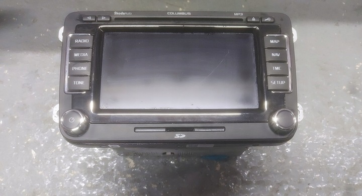 фото №1, Skoda superb ii 3t радіо cd columbus навігація
