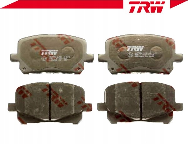 фото №3, Trw gdb3248 набір гальмівні колодки гальмівних, гальма дискові