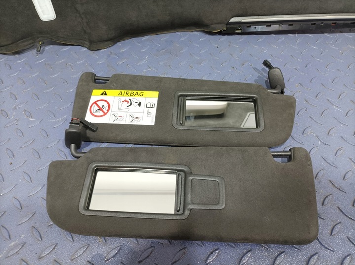 фото №6, Audi a8 d4 длинный потолок козырьки ручки алькантара