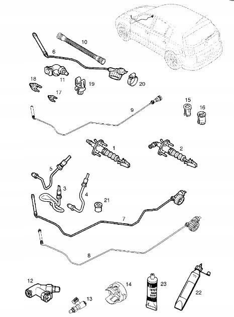 фото №10, Соединитель шланг сцепления opel astra h/j, corsa d isnignia, meriva a signum