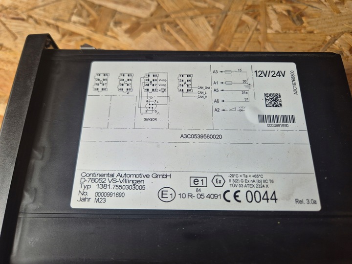 фото №2, Тахограф з adr rel3.0 2023 год daf xf 106 , cf , lf евро 6