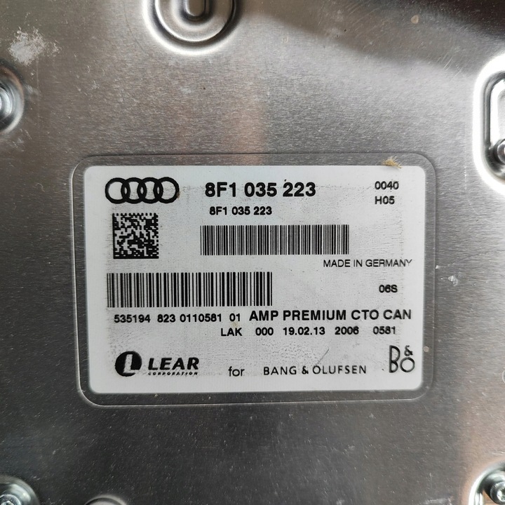 фото №10, Audi a5 8t 8f 2013 набор аудио