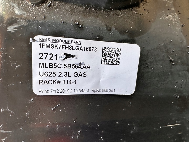 фото №3, Подрамник тележка балка зад задние ford explorer 2.3 2020+