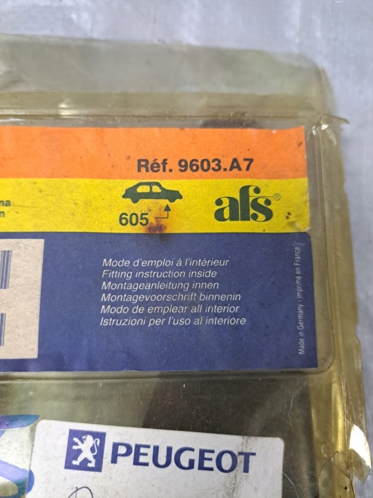 фото №8, Брызговик зад комплект peugeot 605 9603k5 oe!
