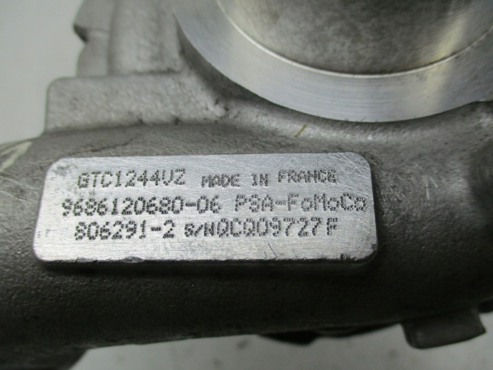 фото №9, Citroen c4 b7 ds4 10-17 1.6 hdi turbosprężarka 9686120680