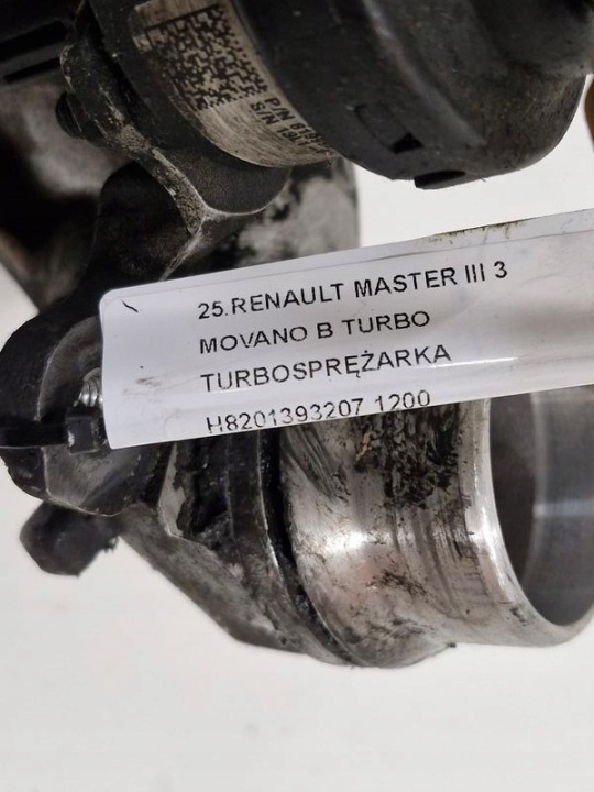 фото №7, Renault master iii 3 movano b turbo турбонагнітач h8201393207