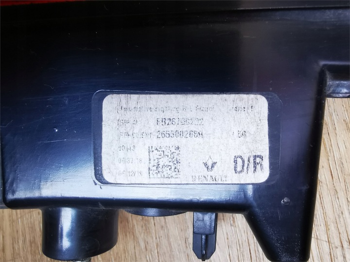 фото №8, Renault megane iv универсал лампа правая зад w крышка багажника 265500266r