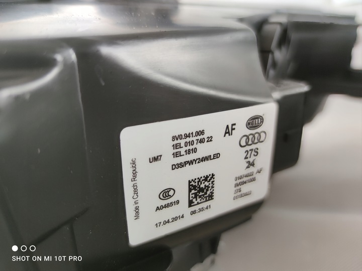 фото №9, Audi a3 s3 8v0 ксенон левый правые некорректируемые комплект