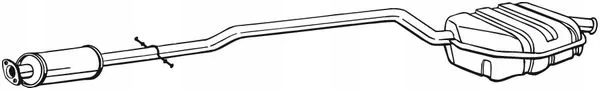 фото №12, Глушник системи випускного зад mini r50 r53 r52 1.6 06.01-07.08 bosal