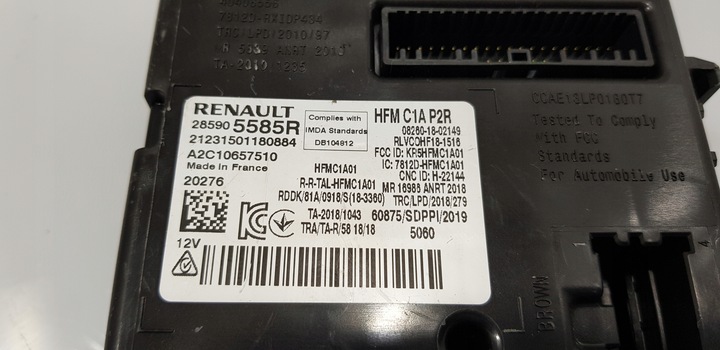 фото №3, Renault zoe ii модуль считыватель карты 285905585r