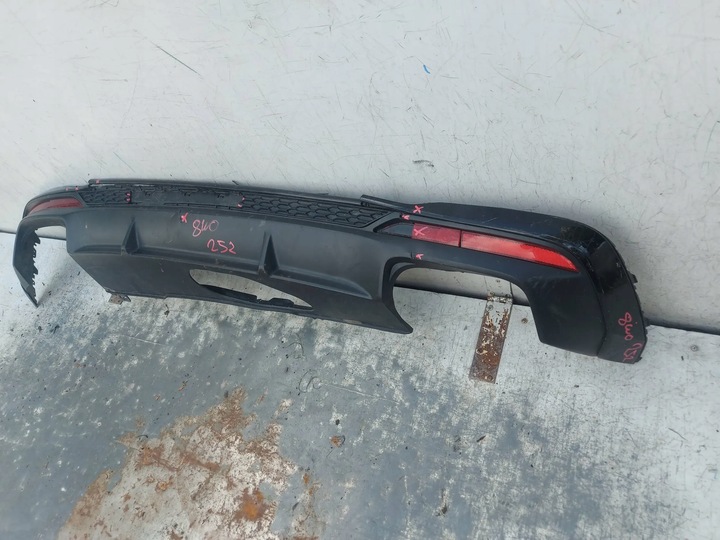фото №11, Audi a4 s4 b9 8w диффузор бампер задний зад