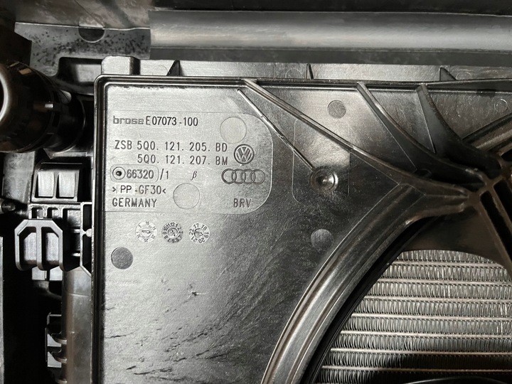 фото №8, Skoda octavia iii рестайлинг 2.0 tdi pas балка радиатор вентилятор 5e0905588d